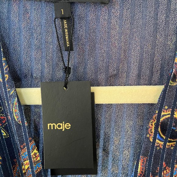 Maje Burn-Out Scarf Dress - Picture 6 of 6